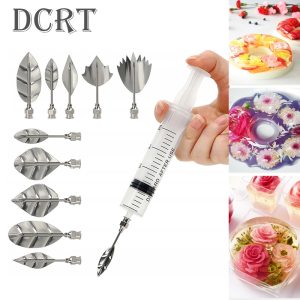 3D Gelatin Jelly Art Pudding Flower Mold 10 Pieces 1 Set