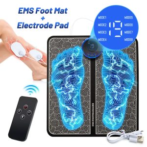 Ems Foot Massager Pad Portable Foldable Massage Mat