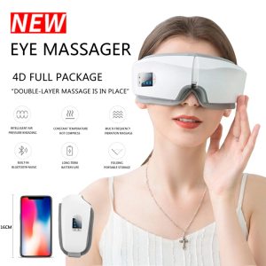 Eye Massager 4D Smart Airbag Vibration Eye Care Instrument Hot Compress