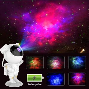 Galaxy Star Projector Starry Sky Night Light Astronaut Lamp