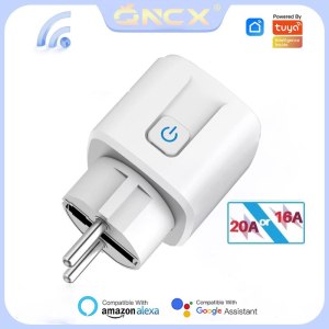 QNCX 16A/20A EU Smart Socket WiFi Smart Plug Outlet
