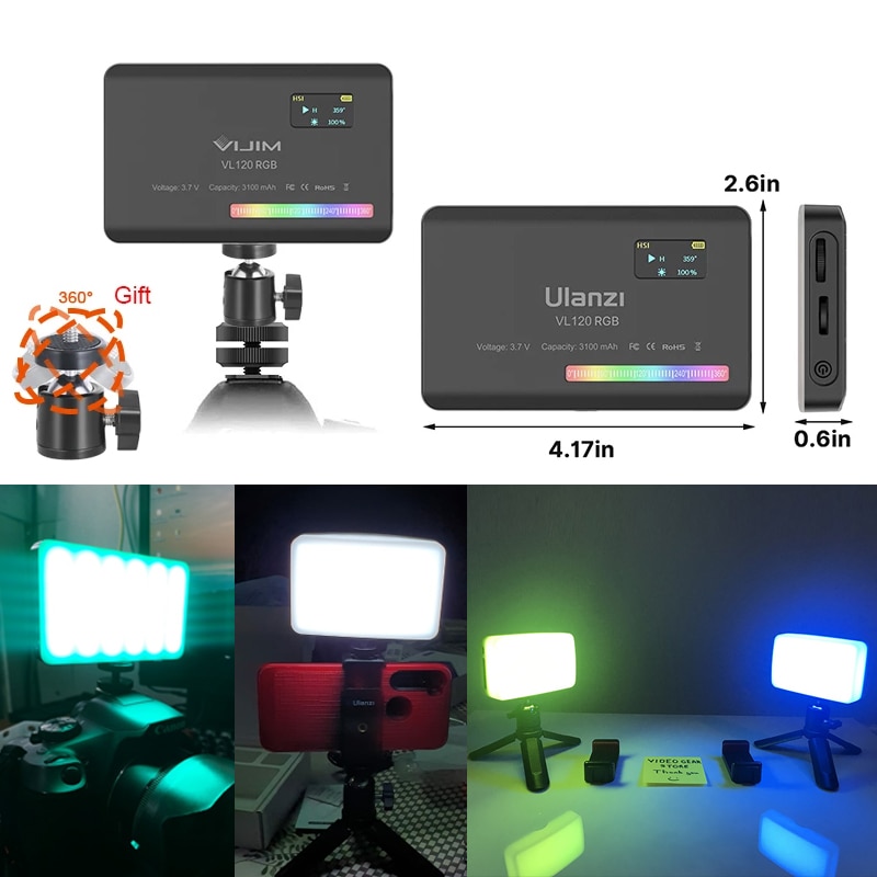 120 RGB LED Video Light Camera - Image 6