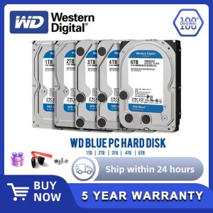 Western Digital WD BLUE 4TB 6TB 3.5" Hard Drive Disk